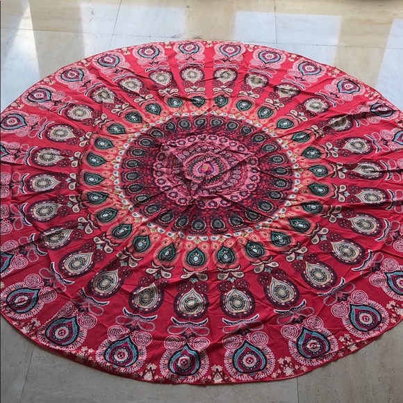 One LEFT  - NWOT Mandala Beach Blankets - Picture 3 of 4